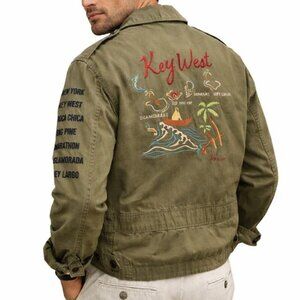 Polo Ralph Lauren Men's Jacket Key West Embroidered Cotton XL Vintage